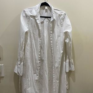 Long button down shirt
